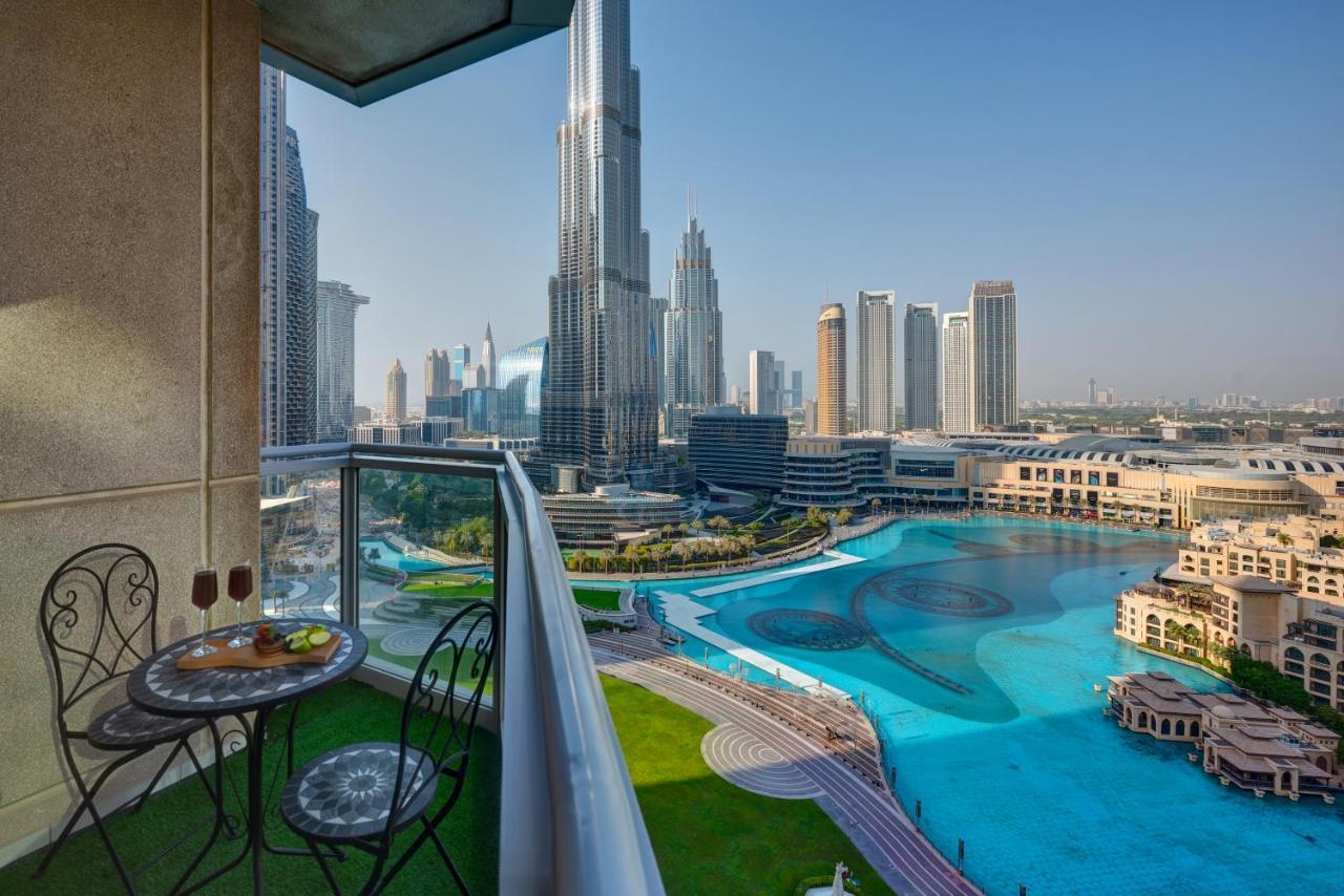 Durrani Homes - Luxe Living With Burj Khalifa And Fountain View - Third Room Without Partition Дубай Экстерьер фото