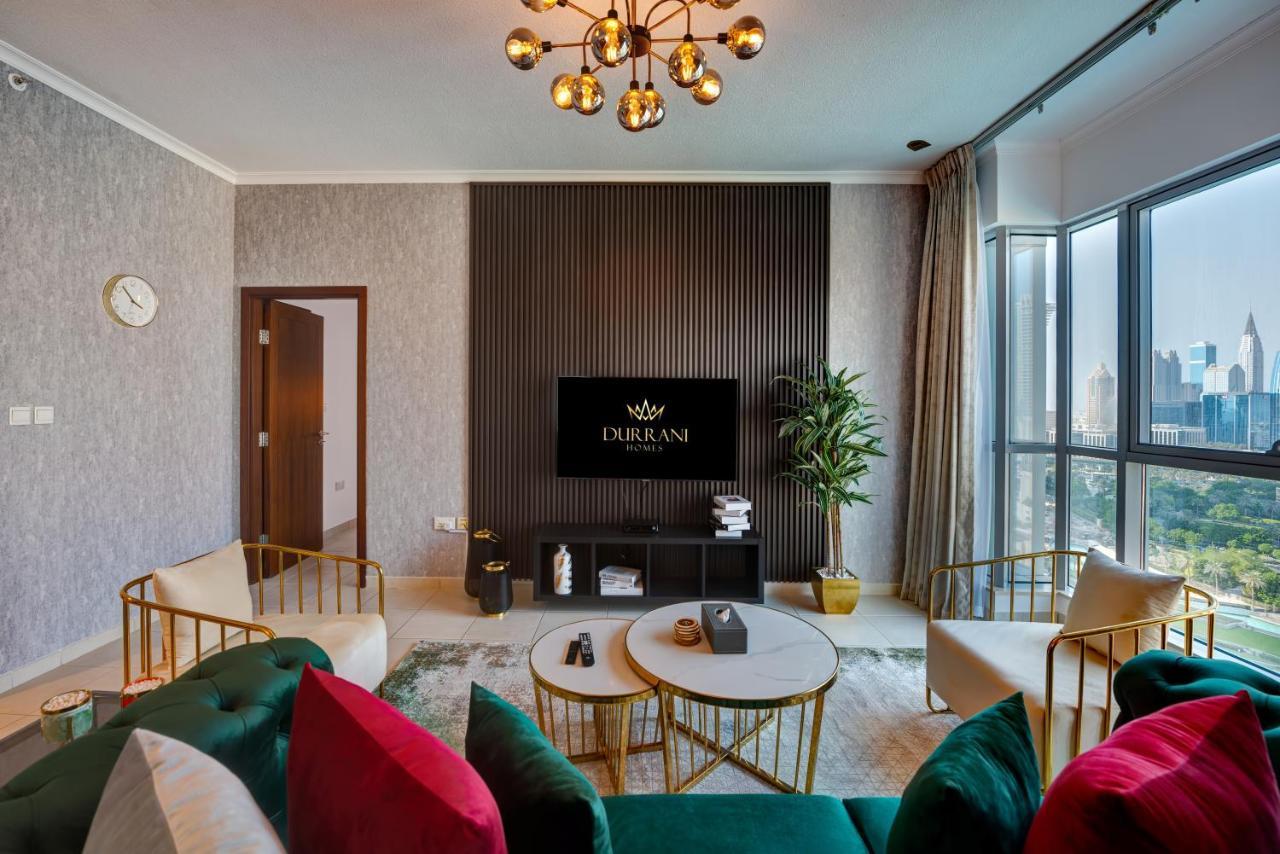 Durrani Homes - Luxe Living With Burj Khalifa And Fountain View - Third Room Without Partition Дубай Экстерьер фото