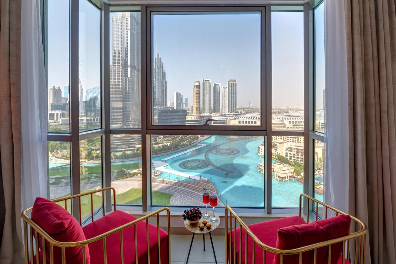 Durrani Homes - Luxe Living With Burj Khalifa And Fountain View - Third Room Without Partition Дубай Экстерьер фото